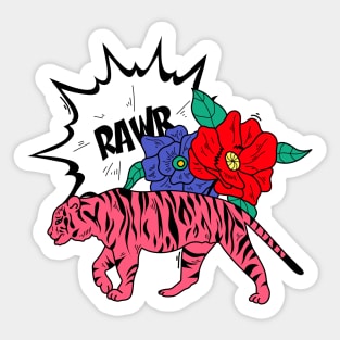 Rawr Sticker